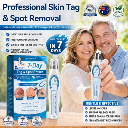 Natravor®💎 7-Day Skin Tag & Spot Eraser (Pain-Free, No-Scars Rollerball)