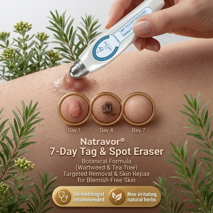 Natravor®💎 7-Day Skin Tag & Spot Eraser (Pain-Free, No-Scars Rollerball)